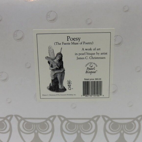 JAMES CHRISTENSEN Poesy Fairy Limited Edition 106/2500 Figurine - Picture 9 of 11